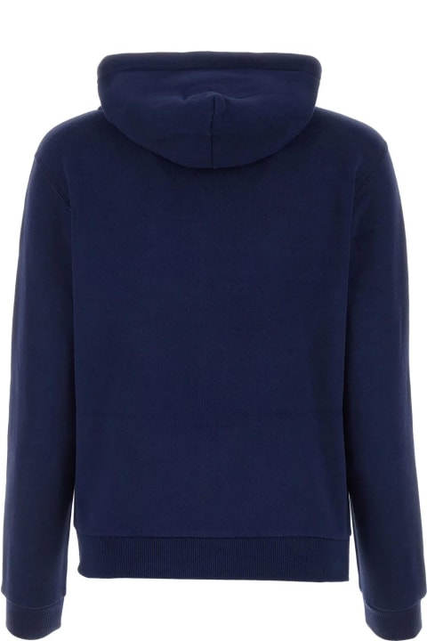 أدوات منزلية Polo Ralph Lauren Navy Blue Cotton Blend Sweatshirt Polo Ralph Lauren