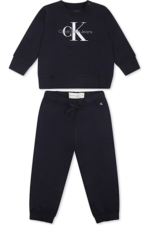 Calvin Klein لـ Kids Calvin Klein Blue Suit For Baby Boy