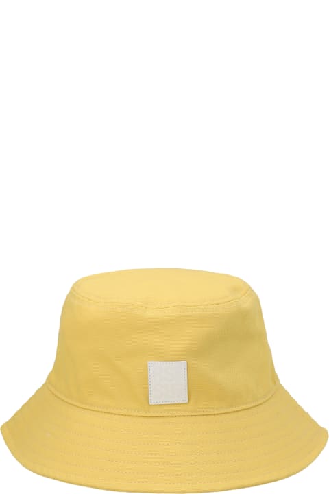 Raf Simons Hats for Men Raf Simons Logo Patch Bucket Hat