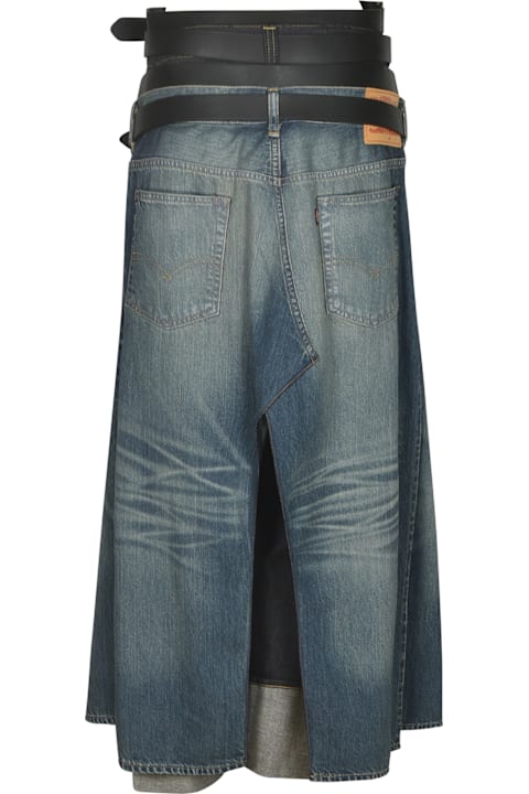 Junya Watanabe Jeans for Women Junya Watanabe Denim Belted Double-layered Jeans