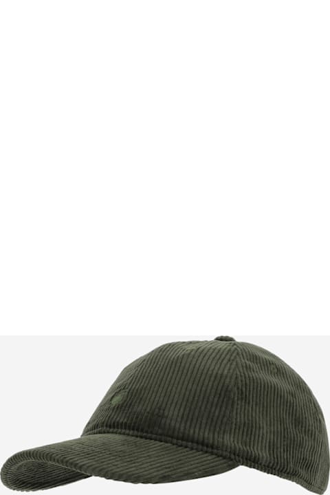 Carhartt إكسسوارات لـ القسم الرجالي Carhartt Cotton Velvet Baseball Cap With Logo