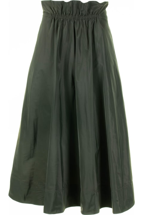 Fashion for Women Aspesi Long Green Gathered Skirt