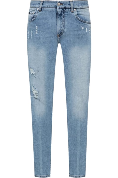 Jeans for Men Dolce & Gabbana Cotton Denim Jeans
