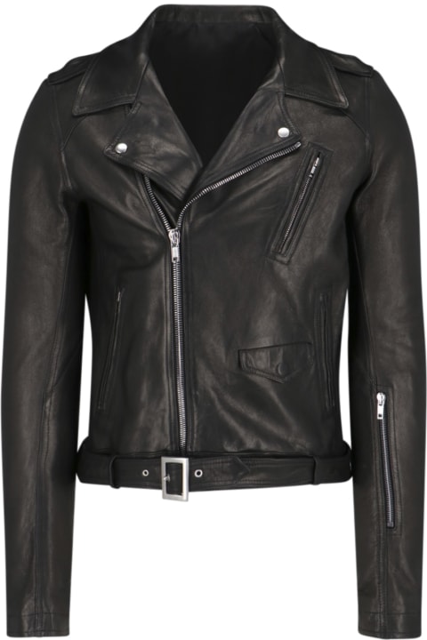 Rick Owens Coats & Jackets for Men Rick Owens Lukes Stooges Leather Jacket