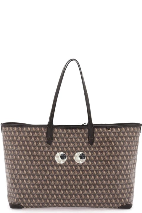 Anya Hindmarch I Am A Plastic Bag In-flight Tote Bag In Brown