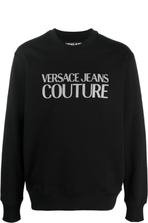 メンズ フリース＆ラウンジウェア Versace Jeans Couture Versace Jeans Couture Sweaters Black