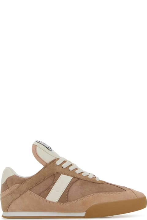 Chloé Antiqued Pink Suede Chloã¨ Kick Sneakers
