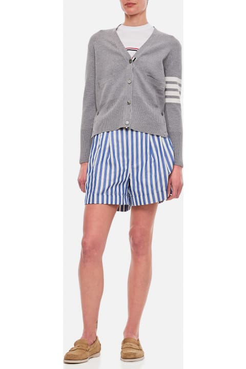 أدوات منزلية Thom Browne V-neck Cardigan In Merino Wool