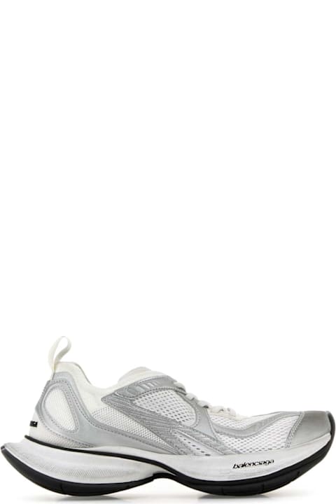 Homeware Balenciaga Two-tone Mesh And Fabric Circuit Sneakers