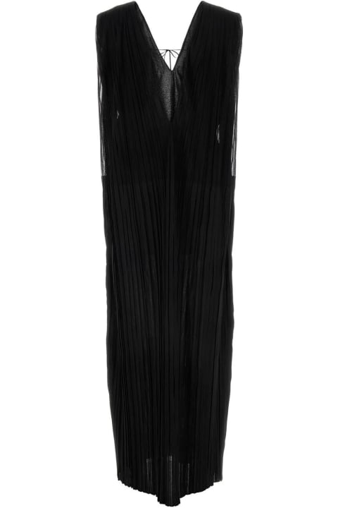Jil Sander Dresses for Women Jil Sander Black Silk Oversize Dress