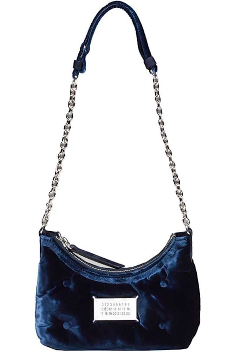 Totes for Women Maison Margiela Glam Slam Micro Velvet Hobo Bag