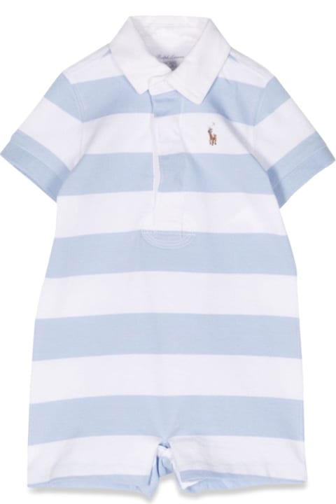 Bodysuits & Sets for Baby Girls Polo Ralph Lauren Rugby Shrtll-onepiece-shortall