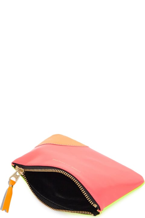 Fashion for Women Comme des Garçons Wallet Super Fluo Pouch