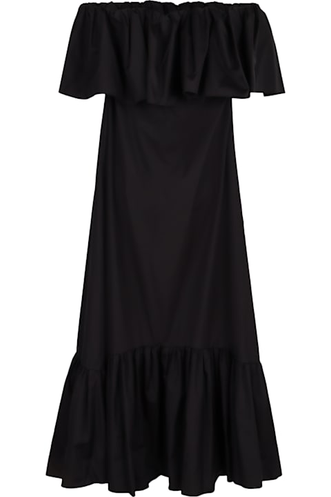 Dresses for Women Max Mara Studio Petali Poplin Maxi Dress