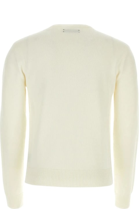 Sweaters for Men AMIRI Ivory Wool Blend Arts District Sweater