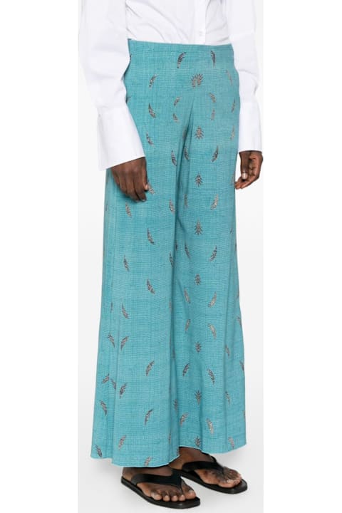 Pierre-Louis Mascia for Men Pierre-Louis Mascia Printed Silk Trousers