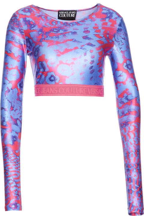 Versace Jeans Couture for Women Versace Jeans Couture Animalier Print Top