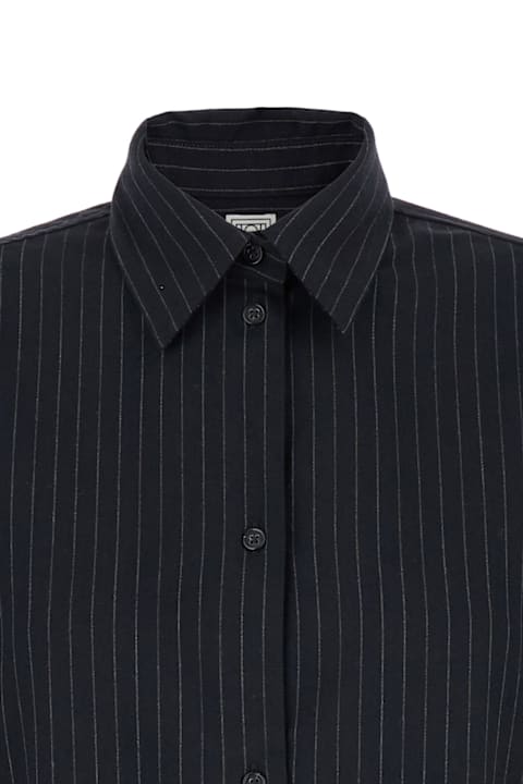 Totême Topwear for Women Totême Relaxed Pinstriped Shirt