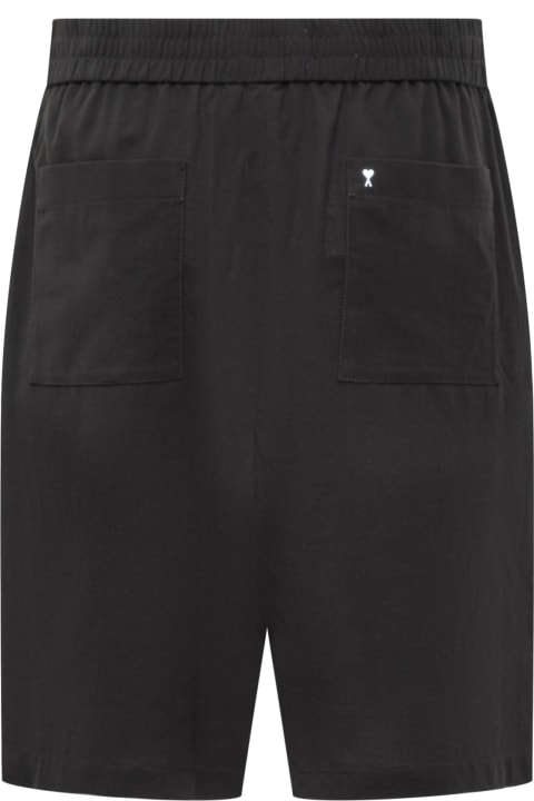 Ami Alexandre Mattiussi Pants for Men Ami Alexandre Mattiussi Cotton Bermuda Shorts With Logo