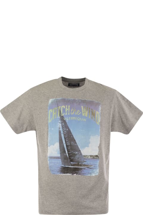 Vilebrequin for Men Vilebrequin Cotton T-shirt With Frontal Print