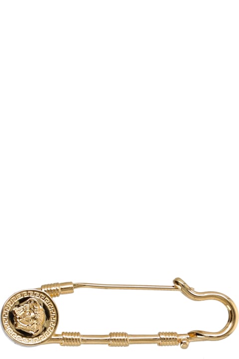 Jewelry for Women Versace Safety Pin Brooch