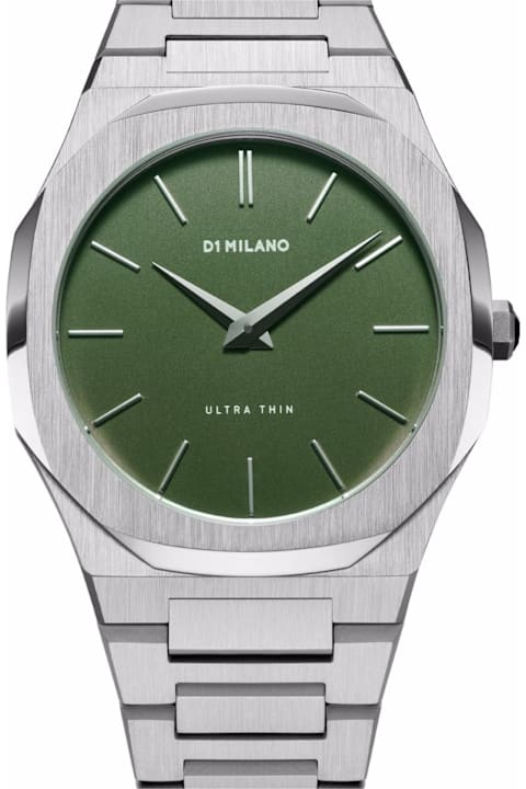 D1 Milano Watches for Men D1 Milano Ultra Thin Bracelet Moss 40 Mm Watch