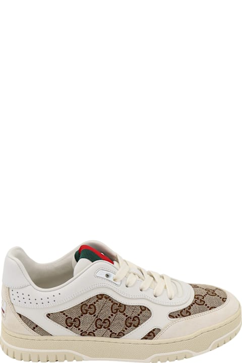 Gucci Re-web Leather Sneakers