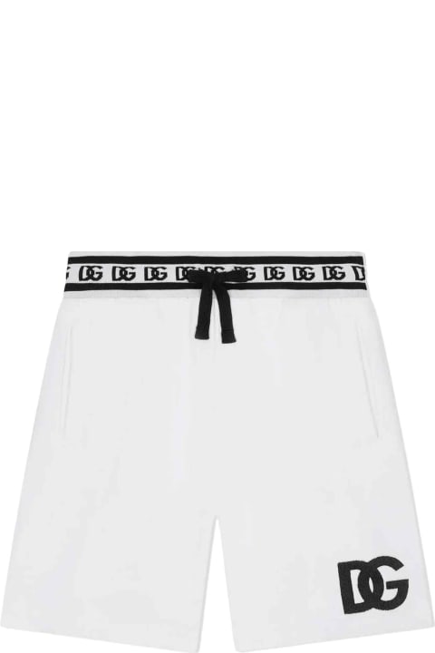 Bottoms for Boys Dolce & Gabbana White Shorts Boy