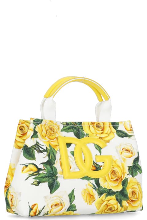 Fashion for Girls Dolce & Gabbana Canvas Bag With Logo