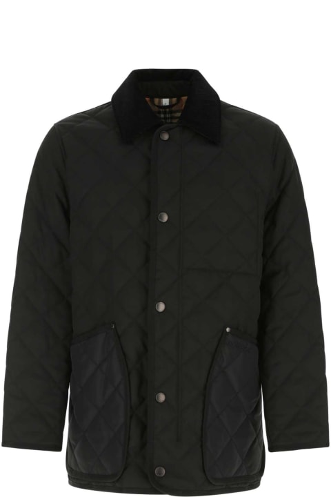Burberry for Men Burberry Black Polyester Jacket