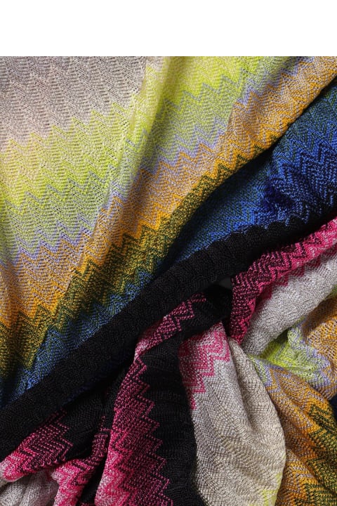 Scarves & Wraps for Women Missoni Zigzag Woven Fringed Scarf Missoni