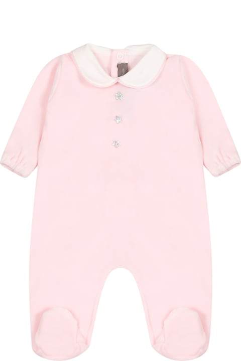 ベビーガールズ ボディスーツ＆セットアップ Little Bear Pink Babygrow For Baby Girl