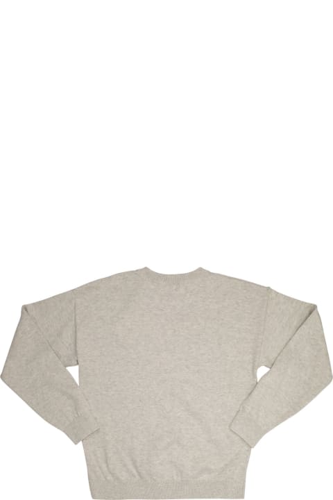 Brunello Cucinelli Sweaters & Sweatshirts for Girls Brunello Cucinelli Cotton Jersey With Sparkling Stripes