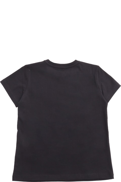キッズ MoschinoのTシャツ＆ポロシャツ Moschino Black T-shirt