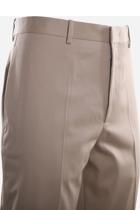 Homeware Jil Sander Trousers Made Of Cotton Twill