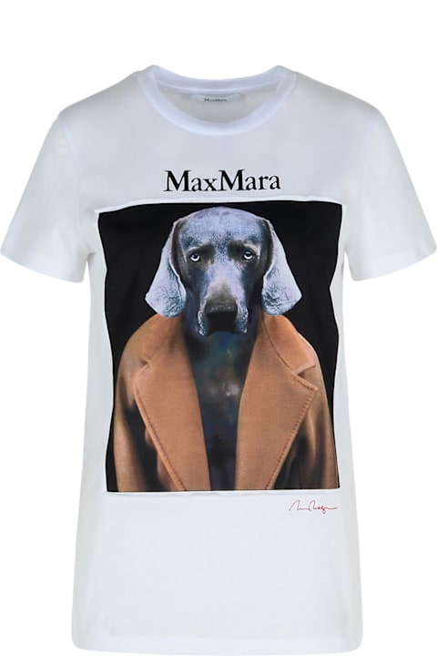 ウィメンズ トップス Max Mara 'cipria' White Cotton T-shirt