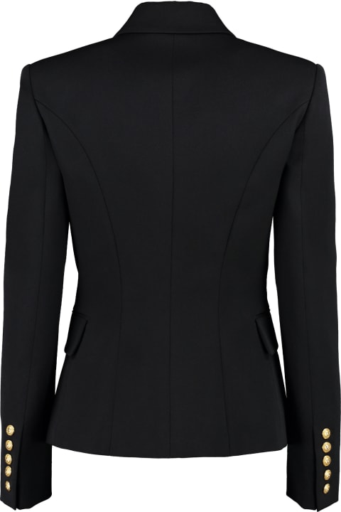 Balmain Coats & Jackets for Women Balmain Wool Double-breasted Blazer