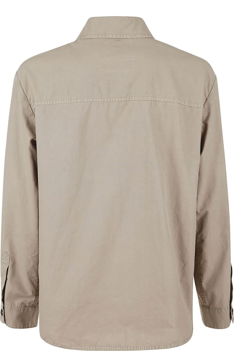 Fay Coats & Jackets for Men Fay Beige Cotton Shirt Jacket