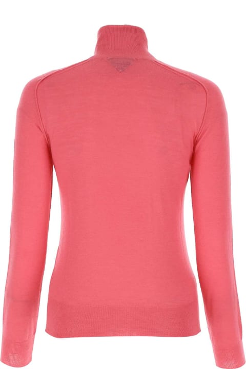 Fashion for Women Bottega Veneta Dark Pink Cashmere Sweater