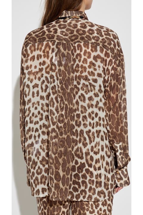 Zimmermann Topwear for Women Zimmermann Animal Print Shirt