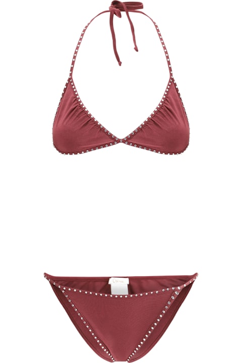 Nensi Dojaka Brick Stretch Polyester Swimsuit | italist