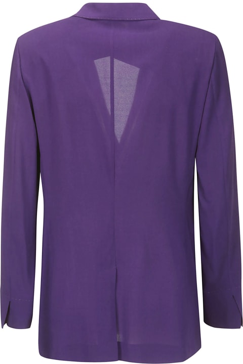 Alberto Biani Clothing for Women Alberto Biani Georgette Double-breasted Jacket