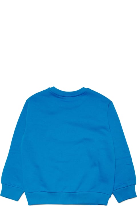 Diesel Kids Diesel Sbell Over Sweat-shirt Diesel Crew-neck Sweatshirt With Puffy Print