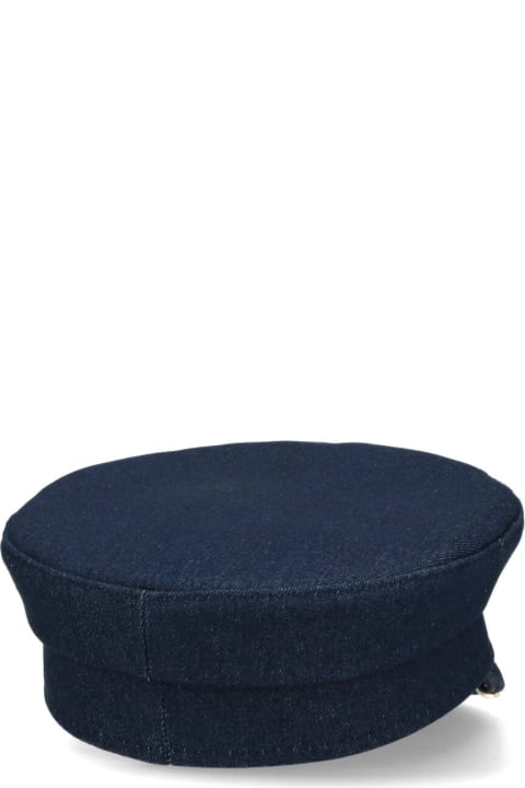 ウィメンズ Ruslan Baginskiyの帽子 Ruslan Baginskiy 'baker Boy' Denim Hat