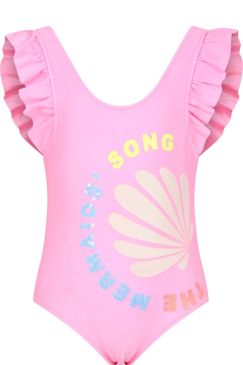 Billieblush for Kids Billieblush Pink Wimsuit For Girl