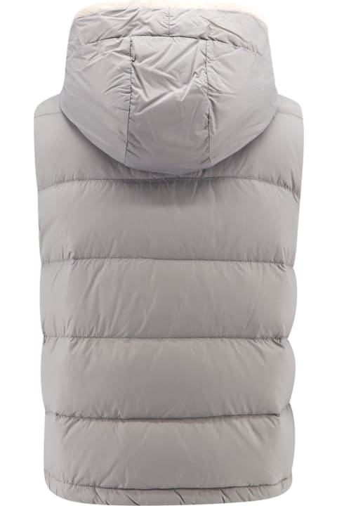 Brunello Cucinelli Clothing for Women Brunello Cucinelli Padded And Quilted Sleeveless Jacket