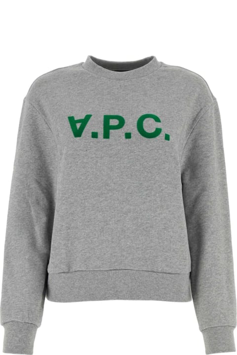 A.P.C. for Women A.P.C. Grey Cotton Elisa Sweatshirt
