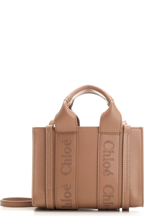 Chloé Bags for Women Chloé chloe woody canvas and raffia platform sandals