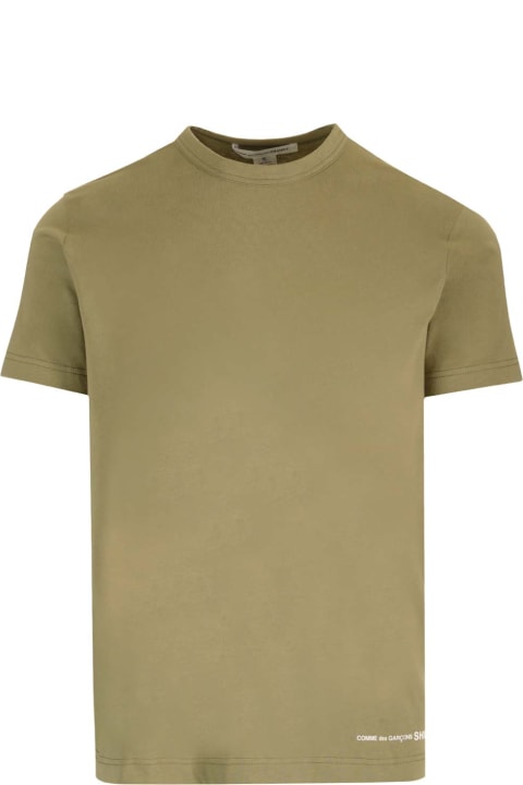 Comme des Garçons Shirt for Men Comme des Garçons Shirt Khaki Green Slim T-shirt