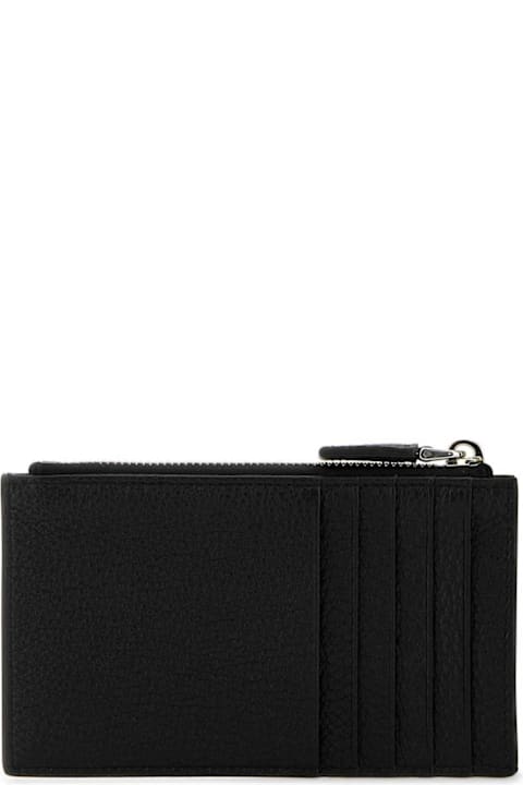 Homeware Prada Logo Plaque Zipped Wallet